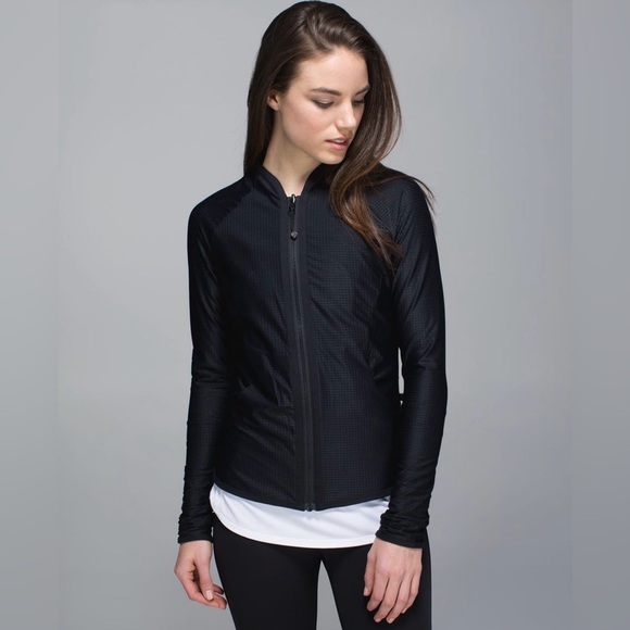 Lululemon Reversible Find Your Bliss Jacket Heathered Black - Picture 3 of 15